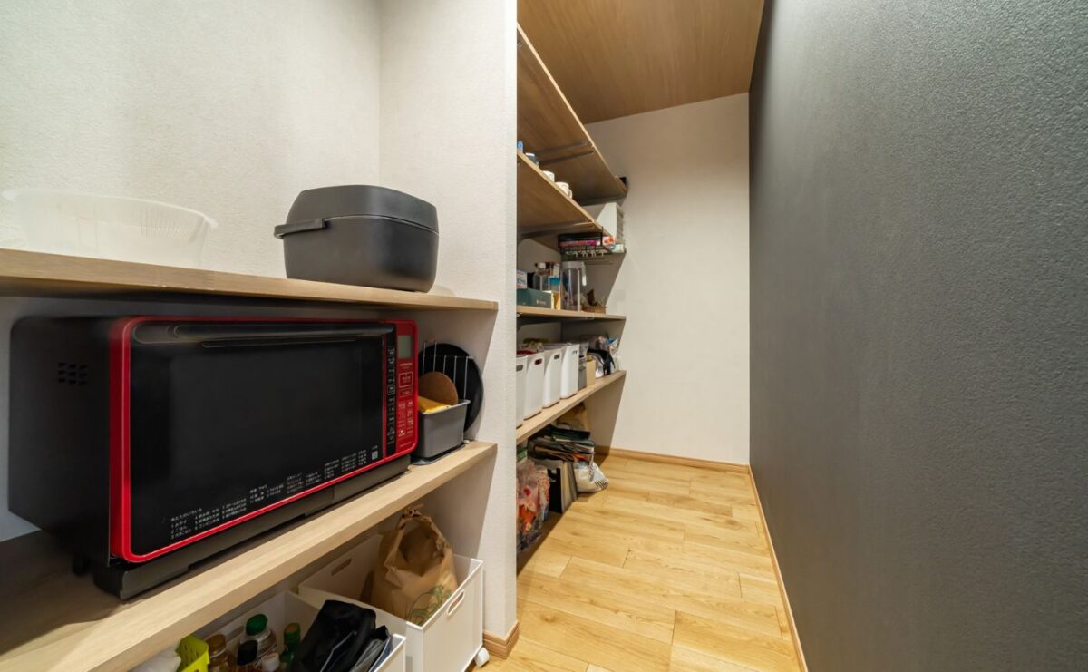 注文住宅パントリー施工事例