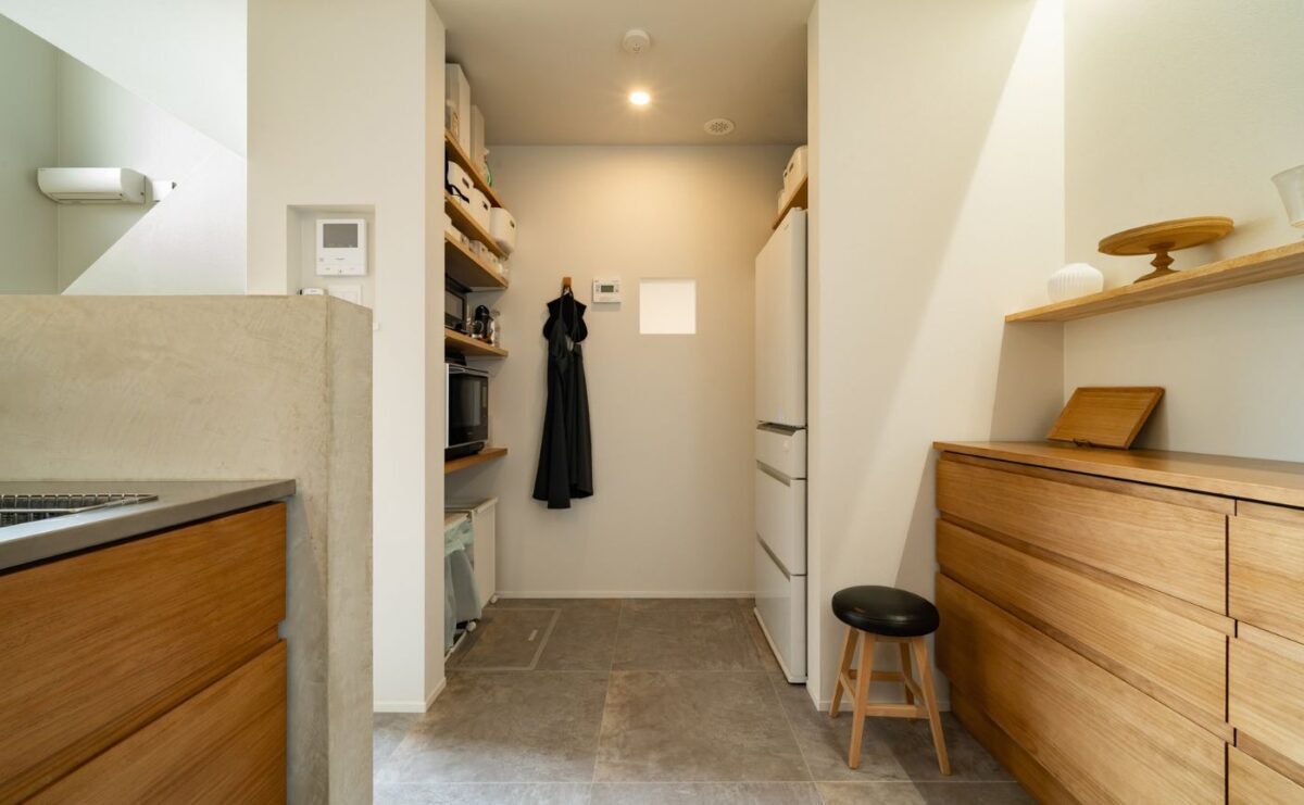 注文住宅パントリー施工事例