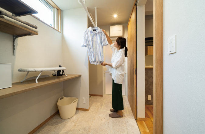 家事ラク動線のイメージ