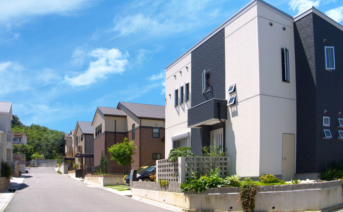住宅街建物外観